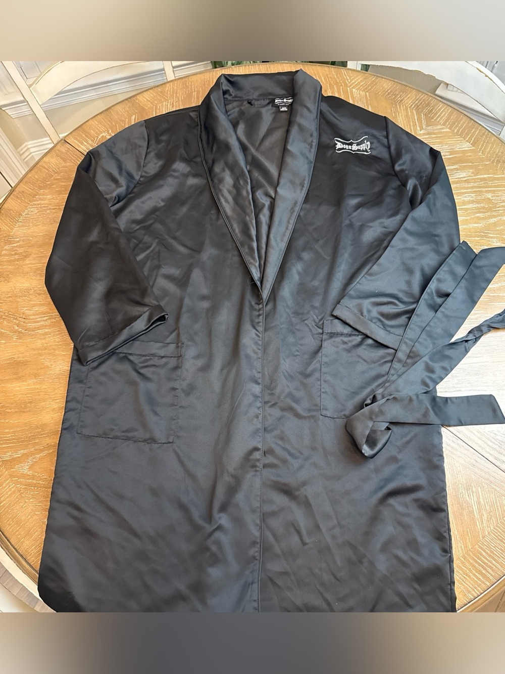 Dogg Supply Black Polyester Robe costume